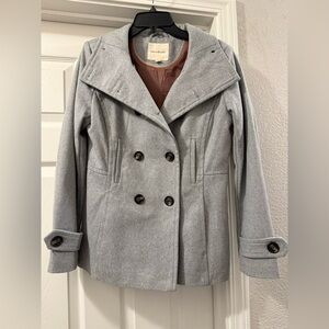 Thread and supply double breasted peacoat size small